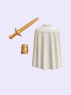 Playmobil Gladiator White Cape Gold Arm Cuff & Sword